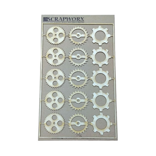 Picture of Curator of Memories - Gears Chipboard
