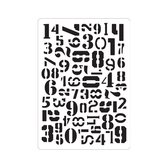 Picture of Numbers A5 - Stencil