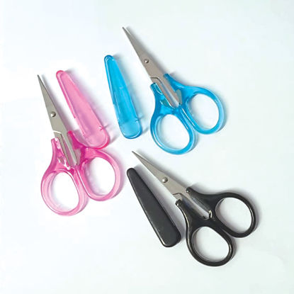 Picture of Fuzzy Cutting Scissor - Assorted Colours - 1 Pcs