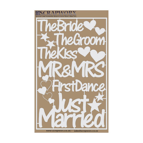 Picture of Mr & Mrs - Chipboard